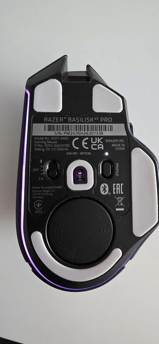 Mouse Razer Basilisk V3 Pro,wireles, iluminare RGB