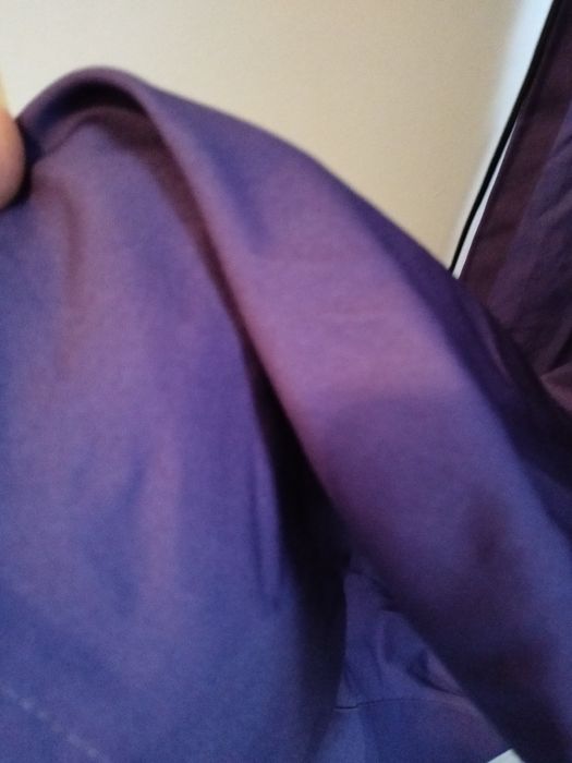 Draperii mov închis + bonus perdea alba voal