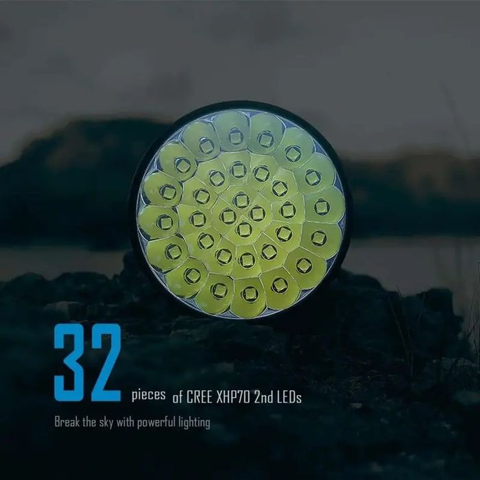 Lanternă profesională IMALENT MS 32. 200.000 Lumeni