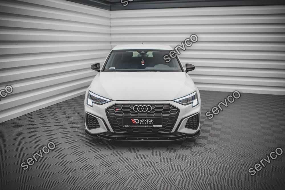 Prelungire splitter bara fata Audi S3 A3 S-Line 8Y 2020- v4 - Maxton Design