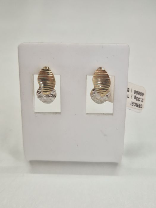 Cercei Aur 14k Greutate 2.33gr Garantie!#49506