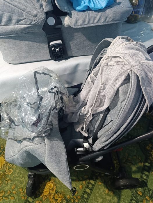 Коляска+люлька новая