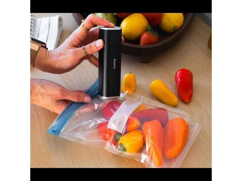 Вакуум Помпа за Вакуумиране на Храна Huslog HUS1021 USB-C, -65 kPa