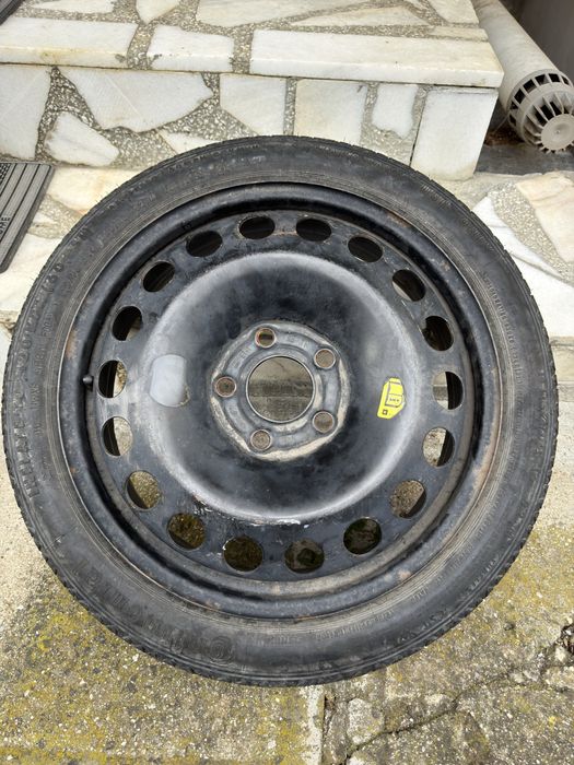 Roata de rezerva 115/70 R16 5x112 VW Skoda Audi Seat 80km/h subtire