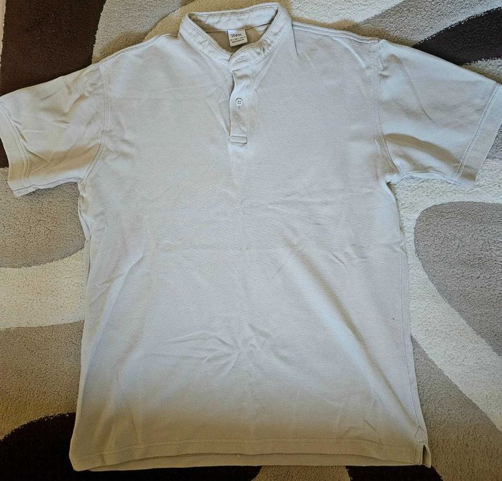 Мъжка тениска с яка ZARA