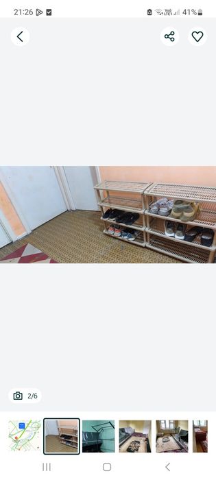 Квартира киз ларга Пед институтга ярим соат пиёда йул