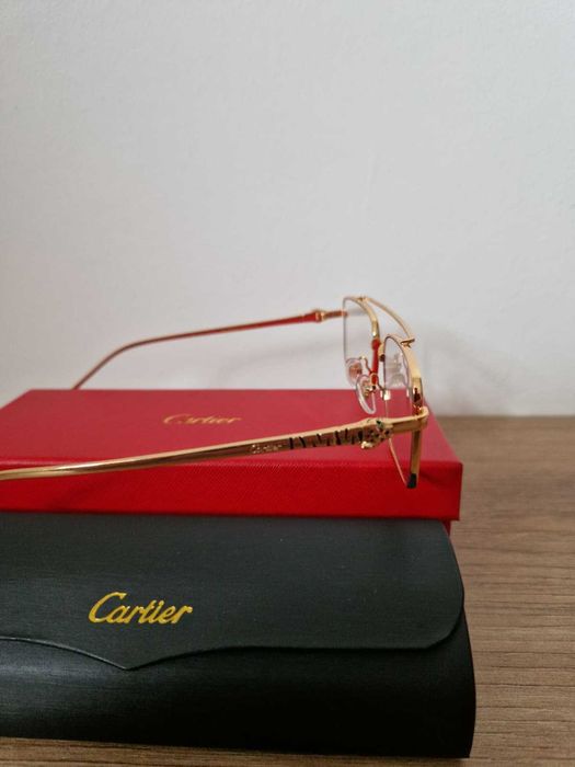 Ochelari Cartier Gold | Model Premium | Full Set | Eleganți