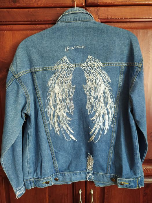 Дънково дамско яке размер L