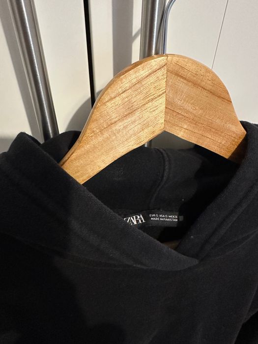 Hanorac scurt, negru, S, Zara, fleece, femei