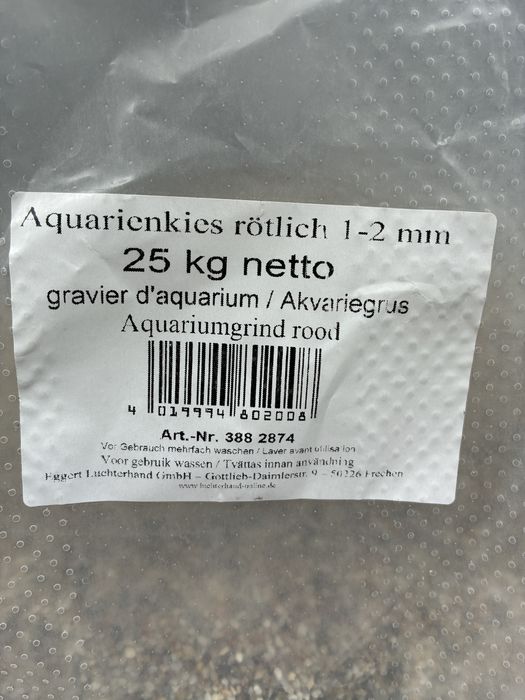Substrat inert 1-2 mm pentru acvariu