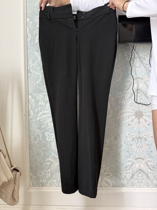 Черные брюки с флисом