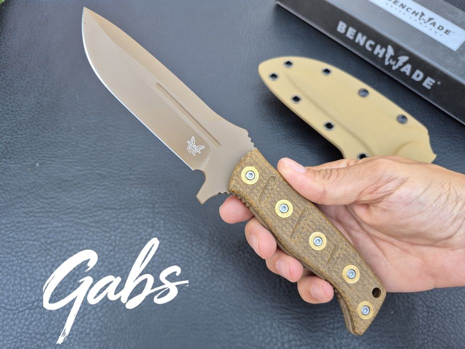 Нож Benchmade Fixed Adamas 375FE-1,Sibert  Design,CPM CruWear ,фултанг