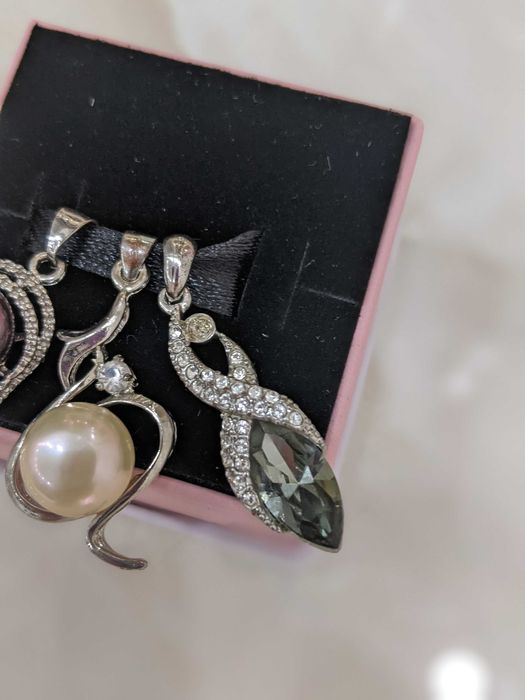 Кулон жемчуг позолота Шри Ланка