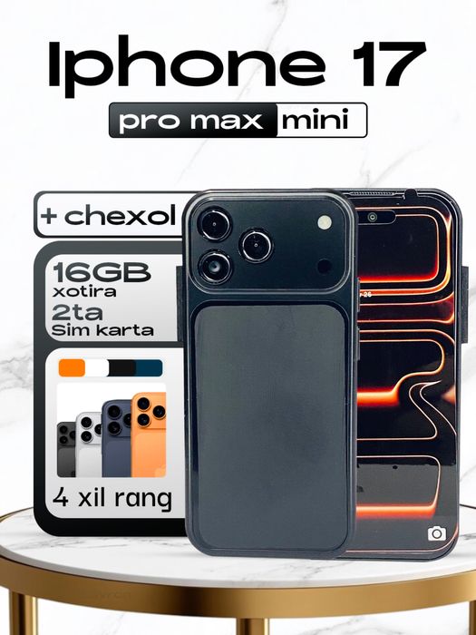 Ayfon 17 ga o’xshash mini telefon Iphone telefon sensor ekran Apple