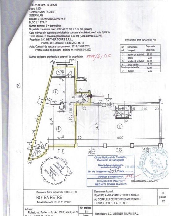 Inchiriere spatiu Birouri, zona Ultracentrala, Ploiesti