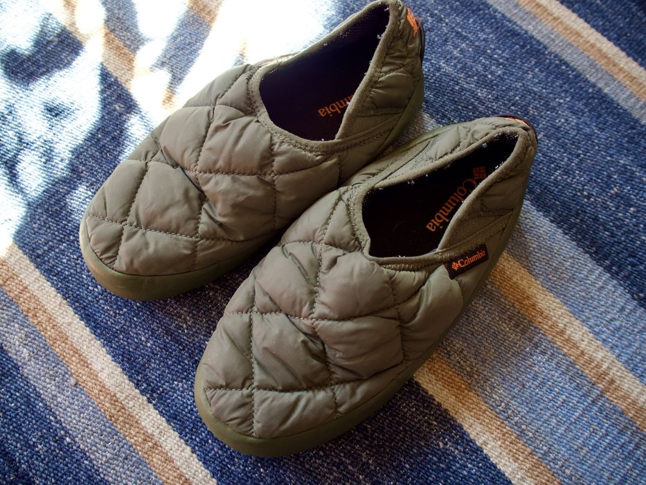 Columbia - Papuci de casa barbati, Textil, Kaki 40