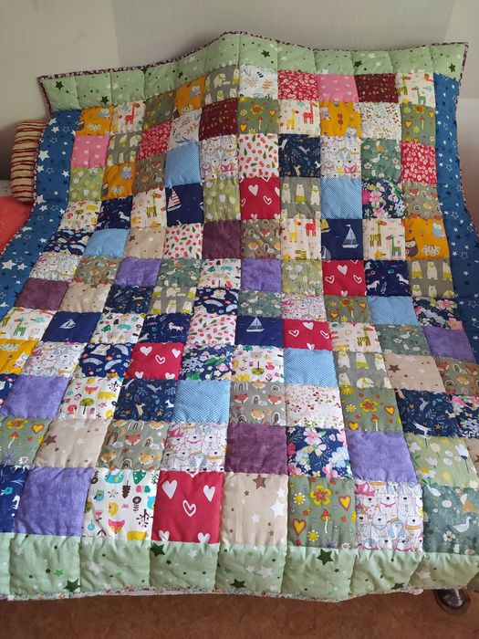 Одеяло лоскутное