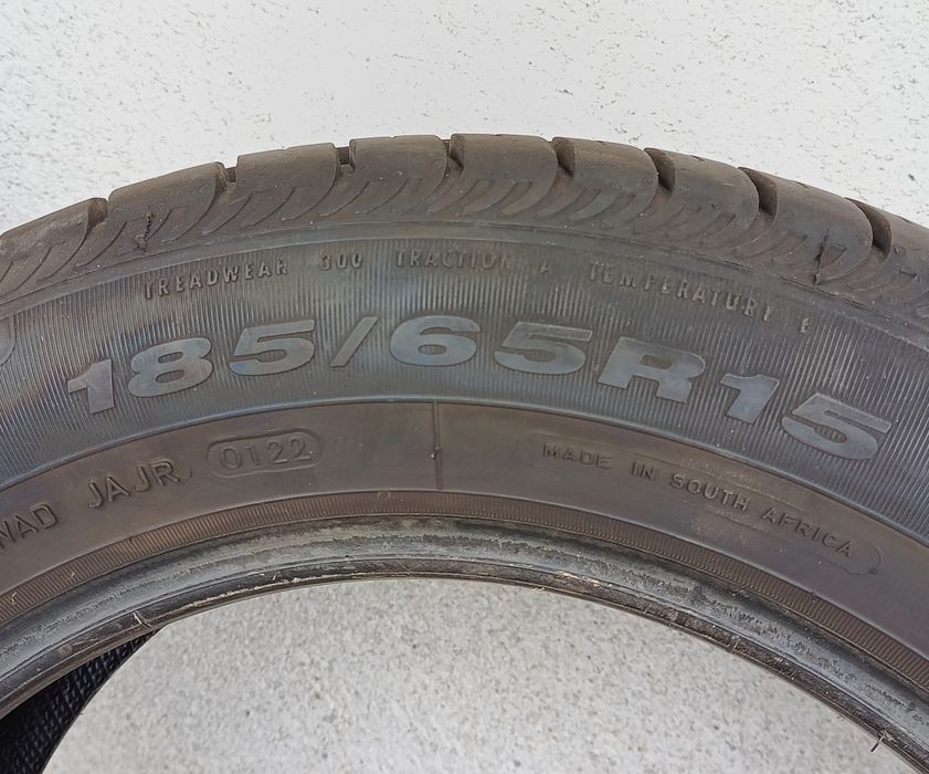 2 бр. летни гуми Fulda EcoControl 185/65/15, 6-7mm грайфер. КАТО НОВИ