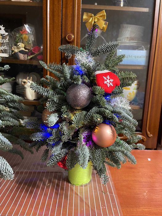 Елка новогодняя из нобилиса  -ручная работа