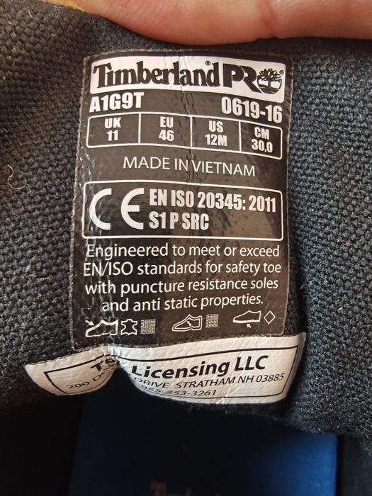 ЧИСТО НОВИ Работни обувки Timberland PRO A1G9T - №46
