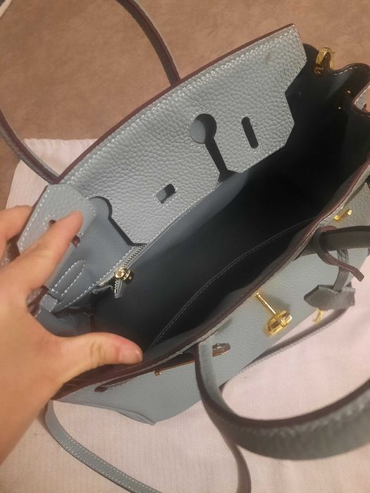 Продам серо-голубую сумку Hermes