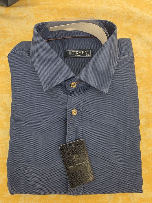 Мъжка риза дълъг ръкав XXL