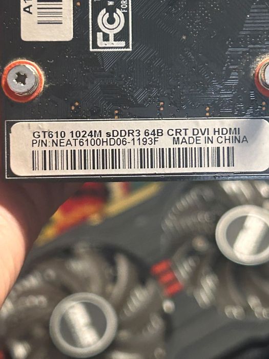 Продам видео карту gtx 610
