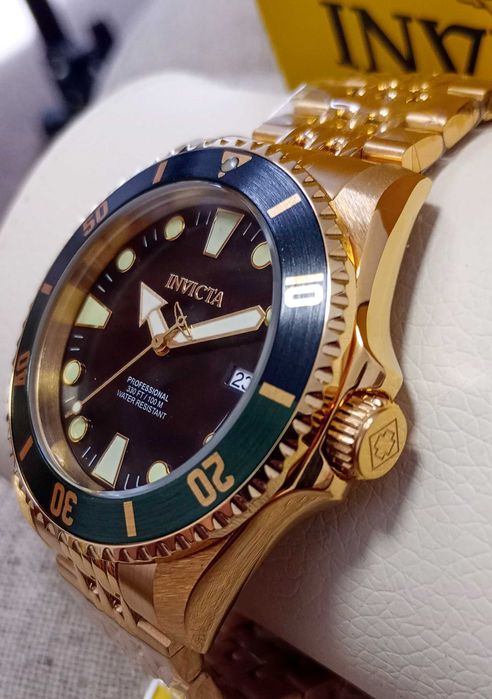 Ceas Invicta Pro Diver Automatic Black Dial Sprite Bezel – Barbati