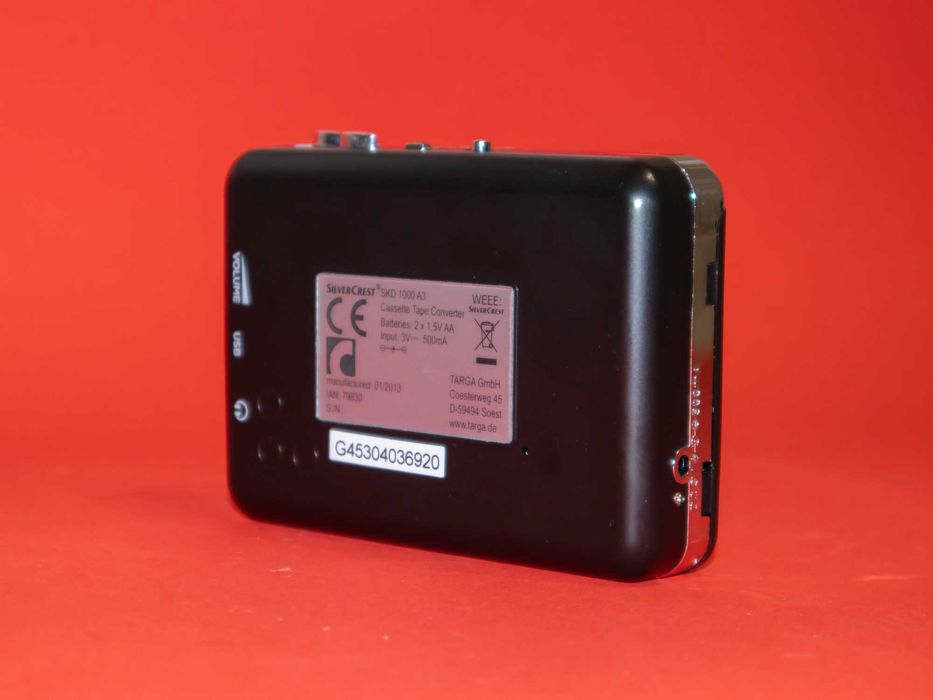 SilverCrest Касета към MP3 USB Конвертор HiFi Walkman Уокмен Касетофон