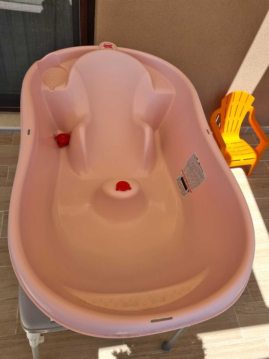 OK BABY Анатомична вана ОНДА ЕВОЛЮШЪН OKBOV +  стойка за вана OK BABY