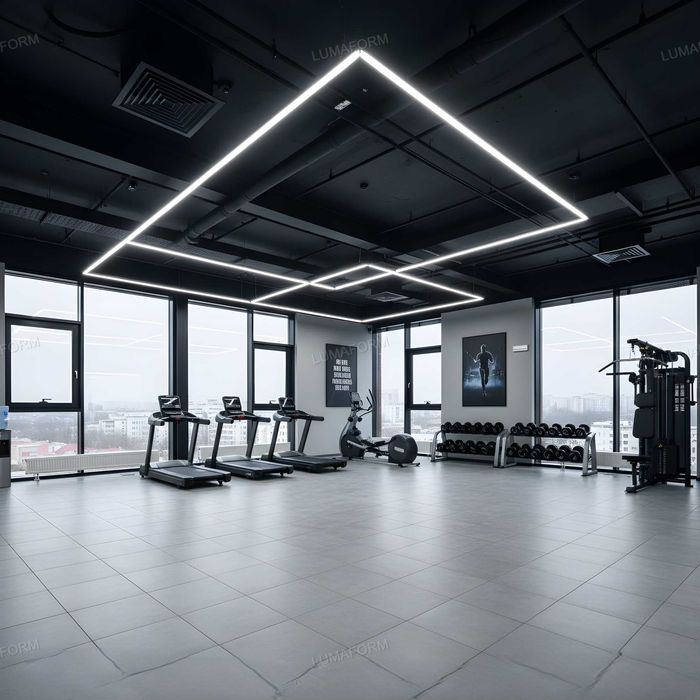 LED yoritish sport zali va fitness uchun / LED освещение для спортзала