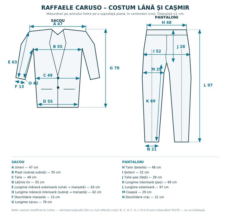 Costum barbati Raffaele Caruso lana/casmir