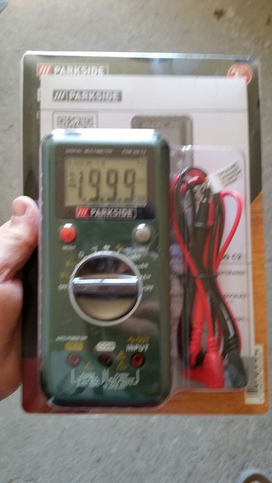 Multimetru digital PARKSIDE este nou poze  reale