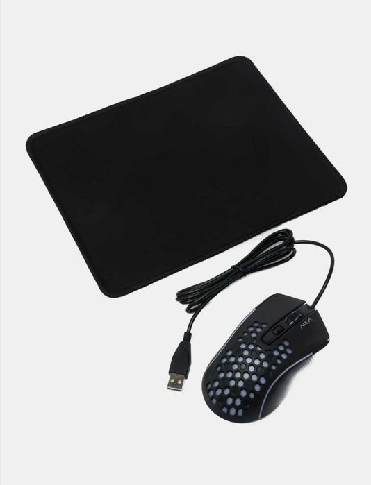 Игровой набор AULA T650 4в1 -клавиатура, мышь, коврик, наушники.