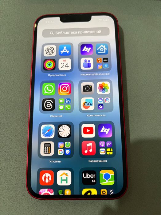 iPhone 14, red, 128gb, в отличном состоянии