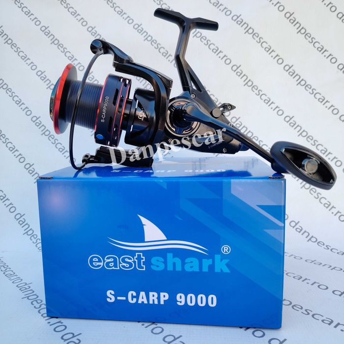 SET 4 Mulinete EASTSHARK S CARP 9000 cu tambur Long Cast