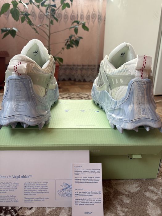 Off-White Out Of Office (OOO) –  White/Blue – mărimea 44