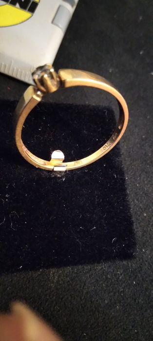 Inel dama 14k  diametru 18mm