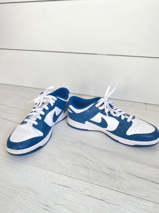 Nike Dunk white and blue