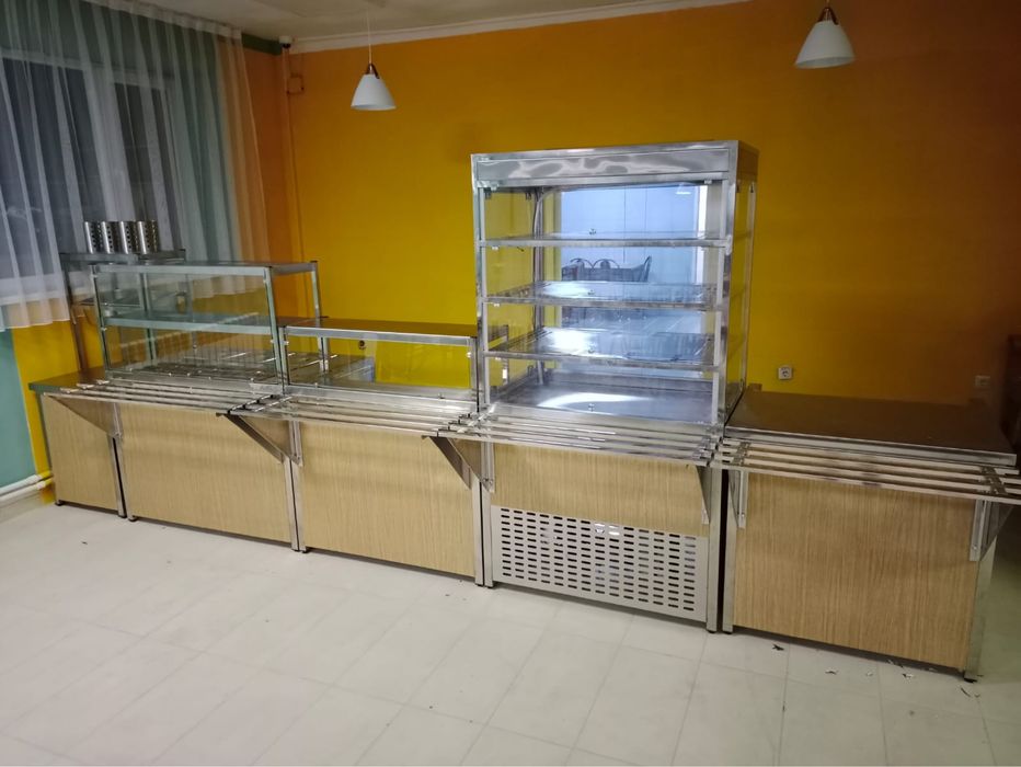 Нержавейка, линия раздачи, стелажи