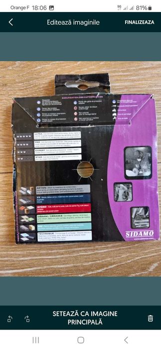 Disc diamantat diametru 125