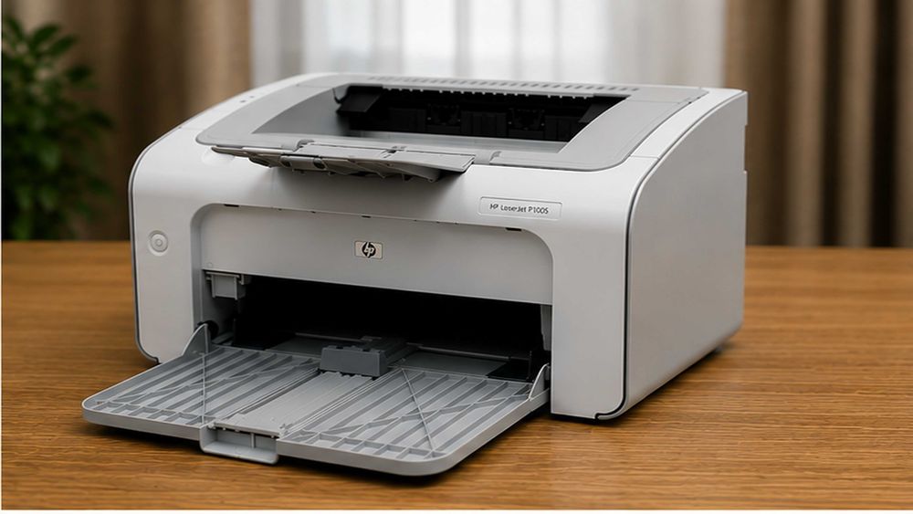 HP LaserJet P1005 лазерный принтер A4