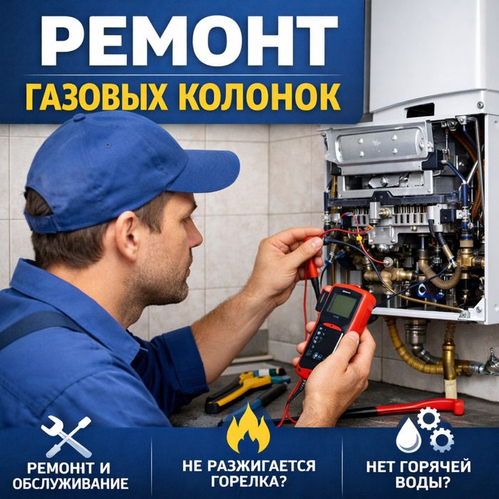 Мастер по газовым колонкам — диагностика и ремонт