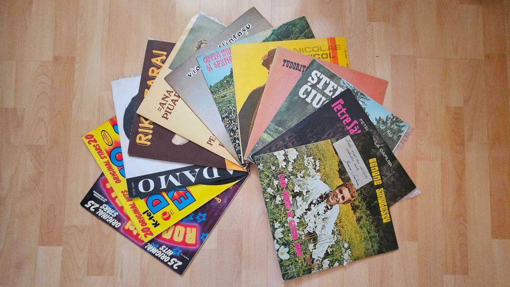 Lot 11 Viniluri – Muzică Populară & Retro (Stare Excelentă)