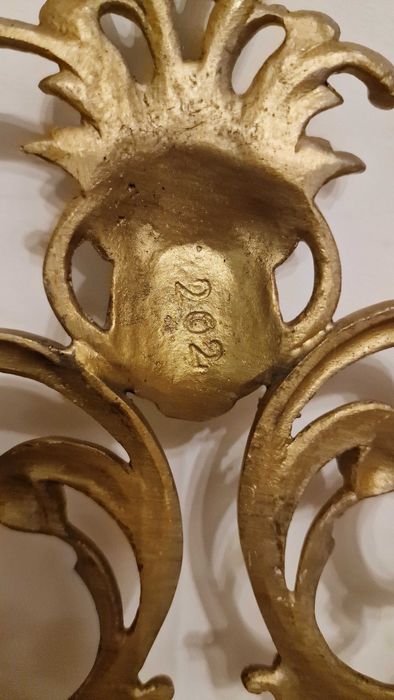 Масивна барокова рамка, декоративен елемент– Месинг, 45см, 1.360кг