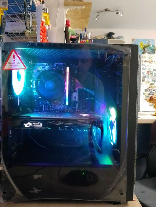 Гейм Комп Ryzen 1600-6/12 GTX1070 - 8GB/16 DDR4/128GB NVMe SSD/500 HDD