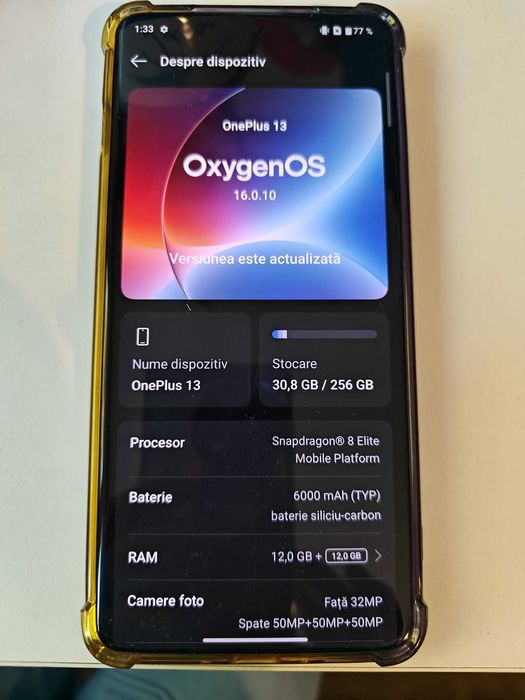 Smartphone One Plus 13 •256 GB •24 GB • impecabil