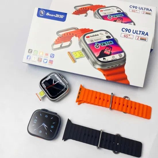 Smart Watch C90 Ultra sim kartali soat, Умные смарт часы с симкартой