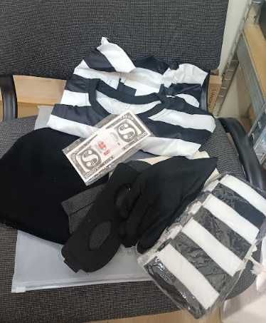 Костюм на крадец за възрастни от 7 части, карнавален костюм