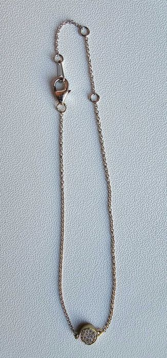 Brățară aur alb cu diamante naturale